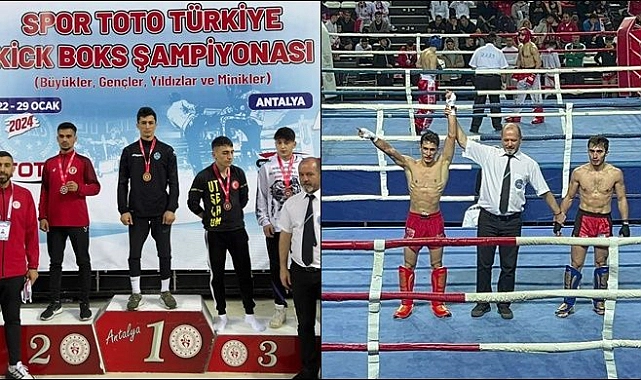 Şanlıurfalı Kick Boksçu Menan Şıhanlıoğlu Türkiye 1.’si oldu