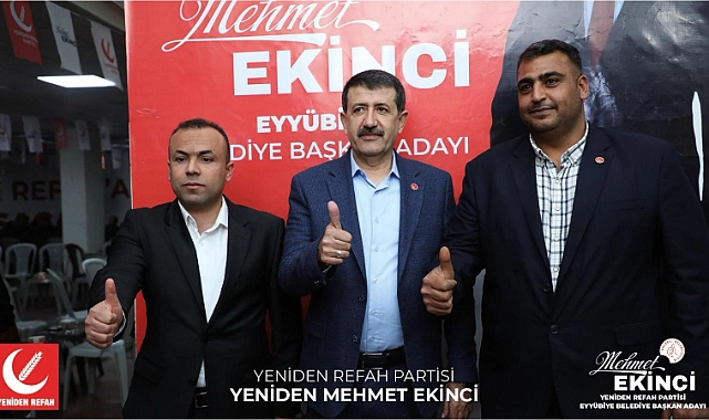 YRP Eyyübiye Belediye Başkan Adayı Mehmet Ekinci Dur durak bilmiyor