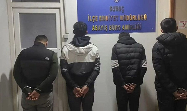 Urfa’da oto hırsızı 4 şahıs yakalandı!