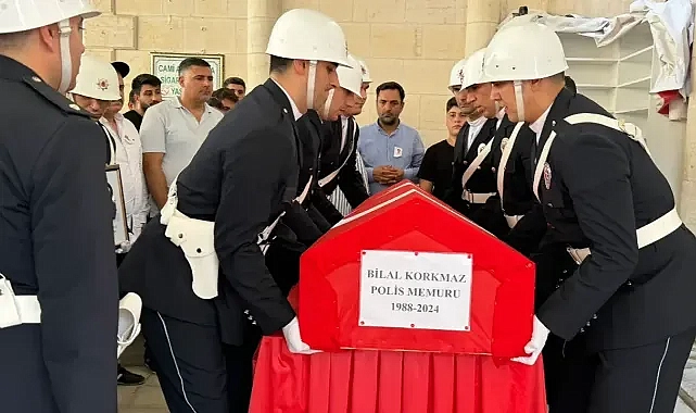 Kazada vefat etmişti! Urfalı polis memuru son yolculuğuna uğurlandı!