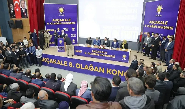 AK Parti Akçakale 8. Olağan Kongresi Gerçekleşti