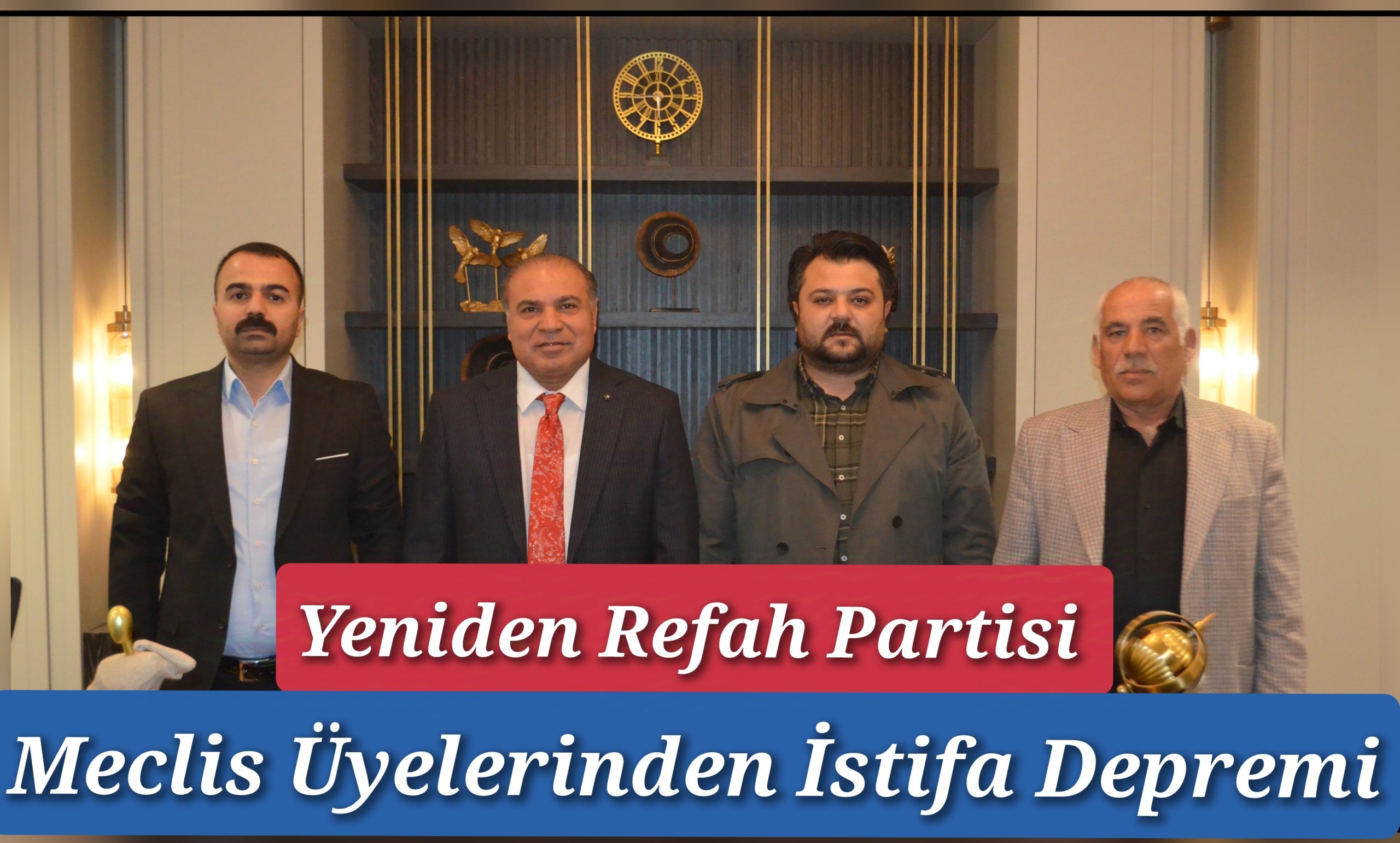 Yeniden Refah Partisi Belediye Meclis Üyelerinden istifa depremi