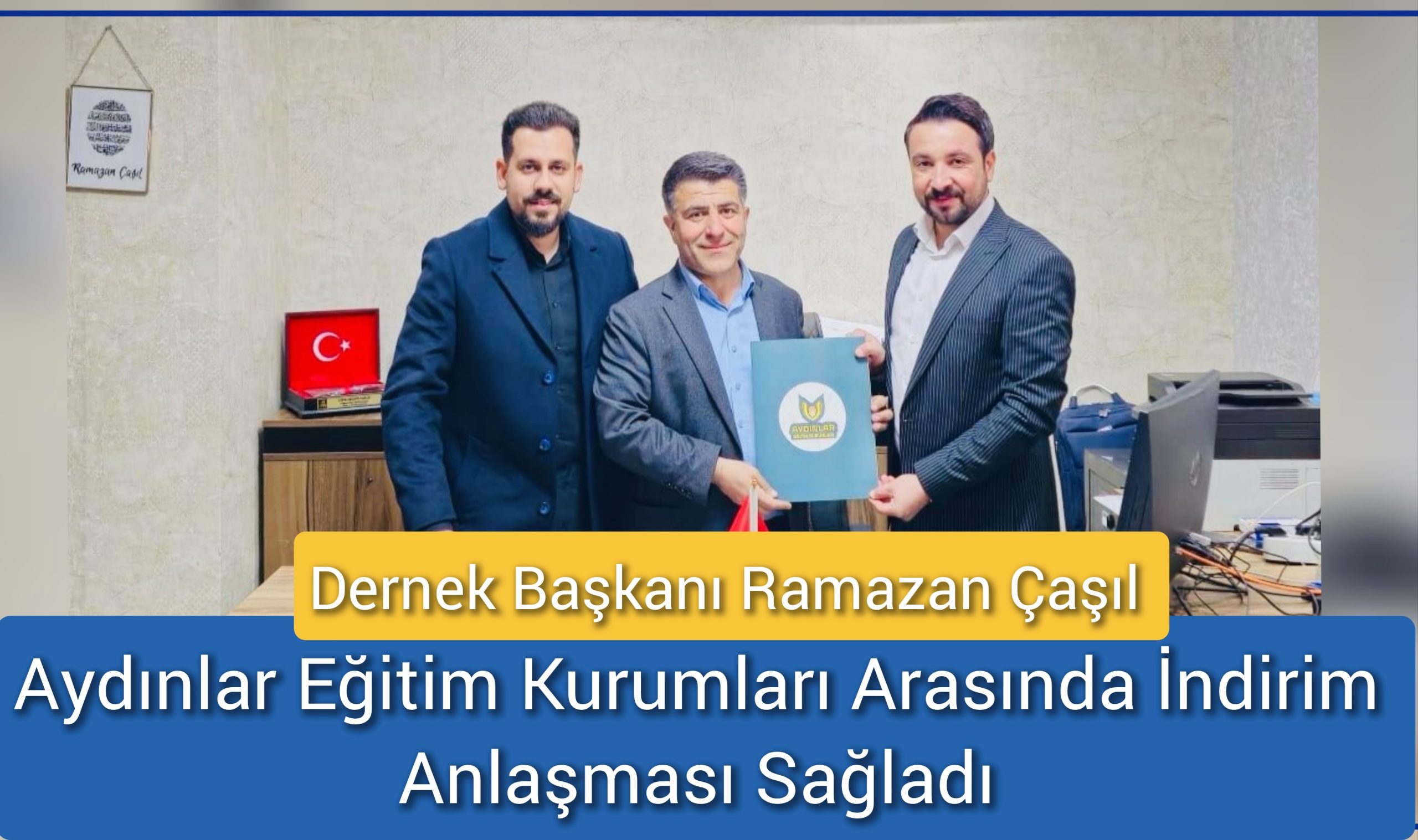 Şanlıurfa Gıda Toptancılar Derneği ile Aydınlar Eğitim Kurumları Arasında İndirim Anlaşması